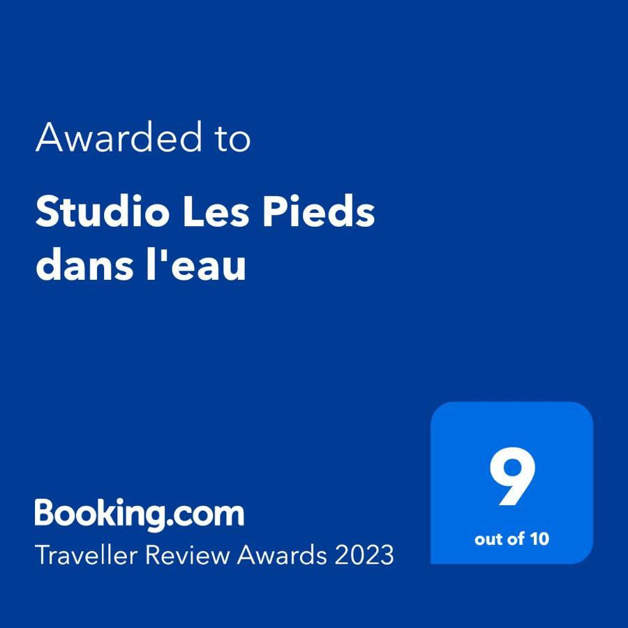 Studio Les Pieds Dans L'Eau Donville-les-Bains Kültér fotó