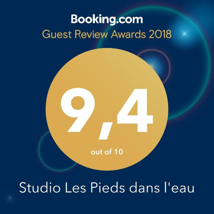 Studio Les Pieds Dans L'Eau Donville-les-Bains Kültér fotó